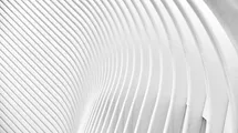 abstract architecture of curbed columns