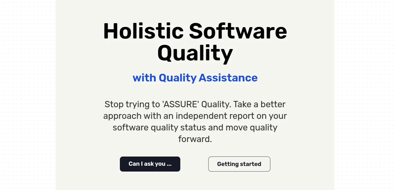 ItQuaLab home page screenshot