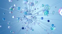 Abstract water drop image.